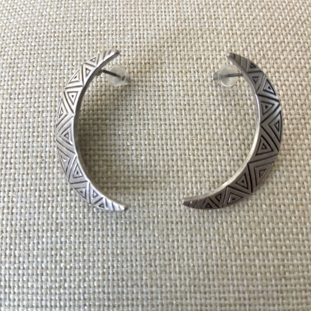 BOGO Moon Statement Stud Silver Earrings 🌙 - Picture 1 of 7